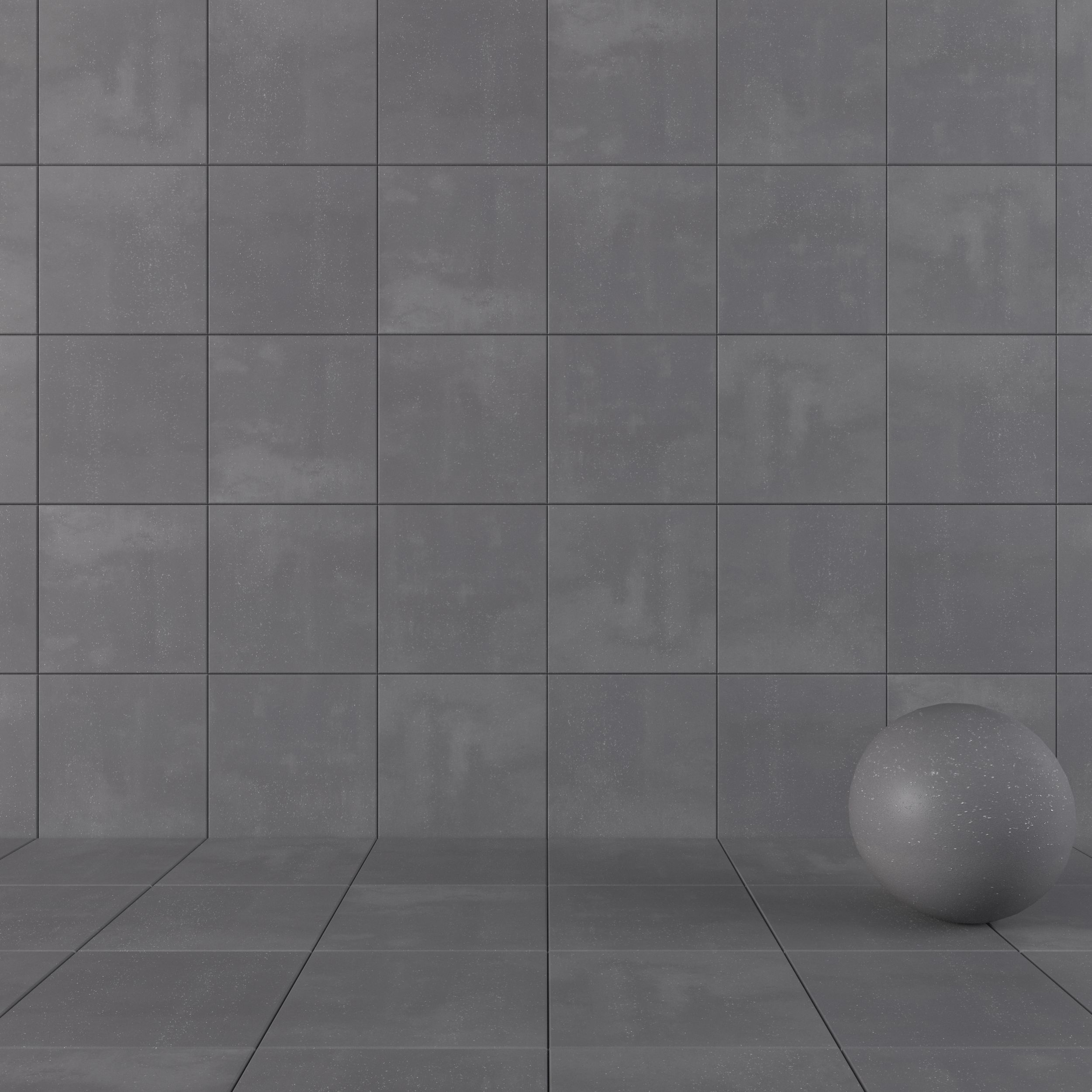 Kale Kalestone Plus Terrazzo Siyah 60x60 Texture_6