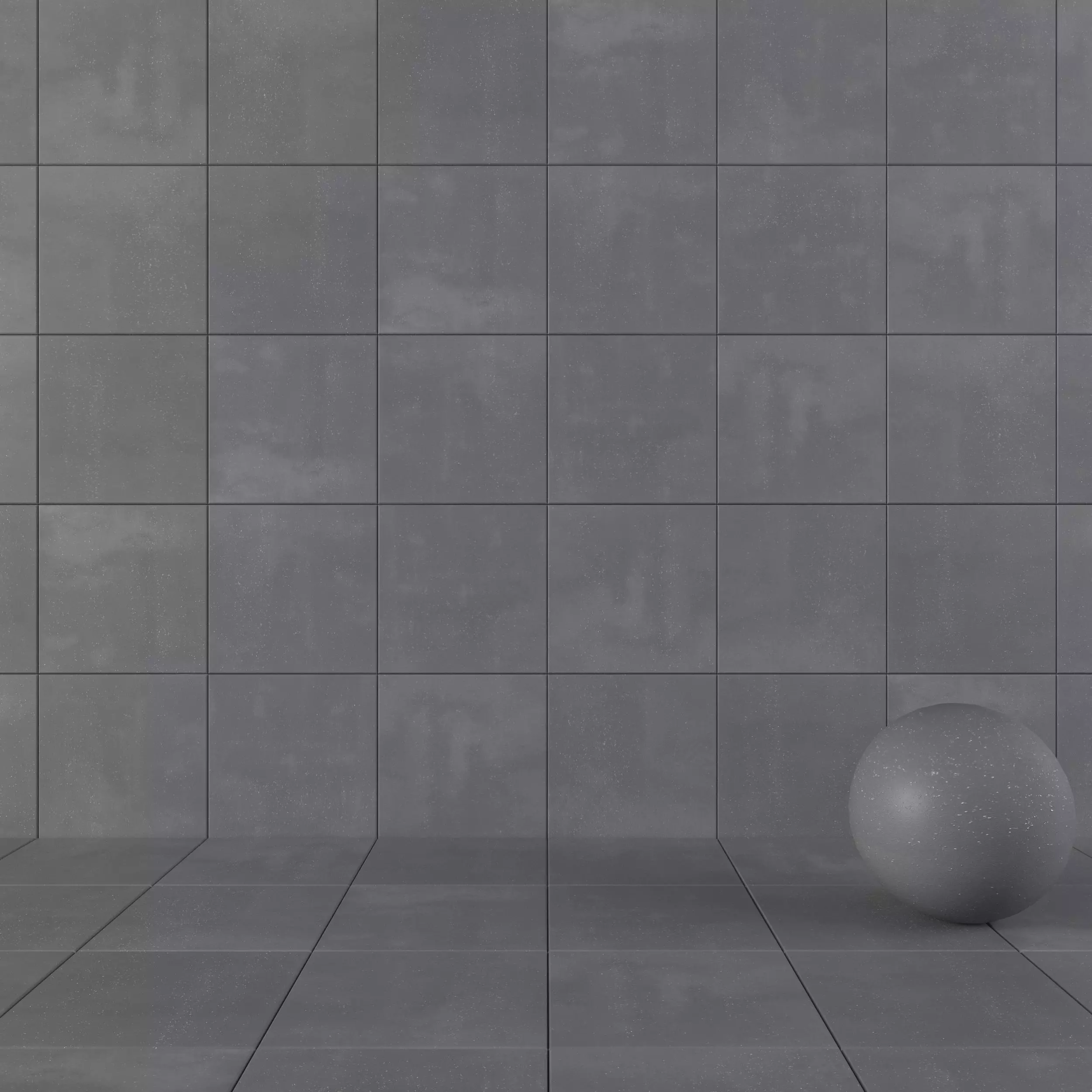 Kale Kalestone Plus Terrazzo Siyah 60x60 Texture_0