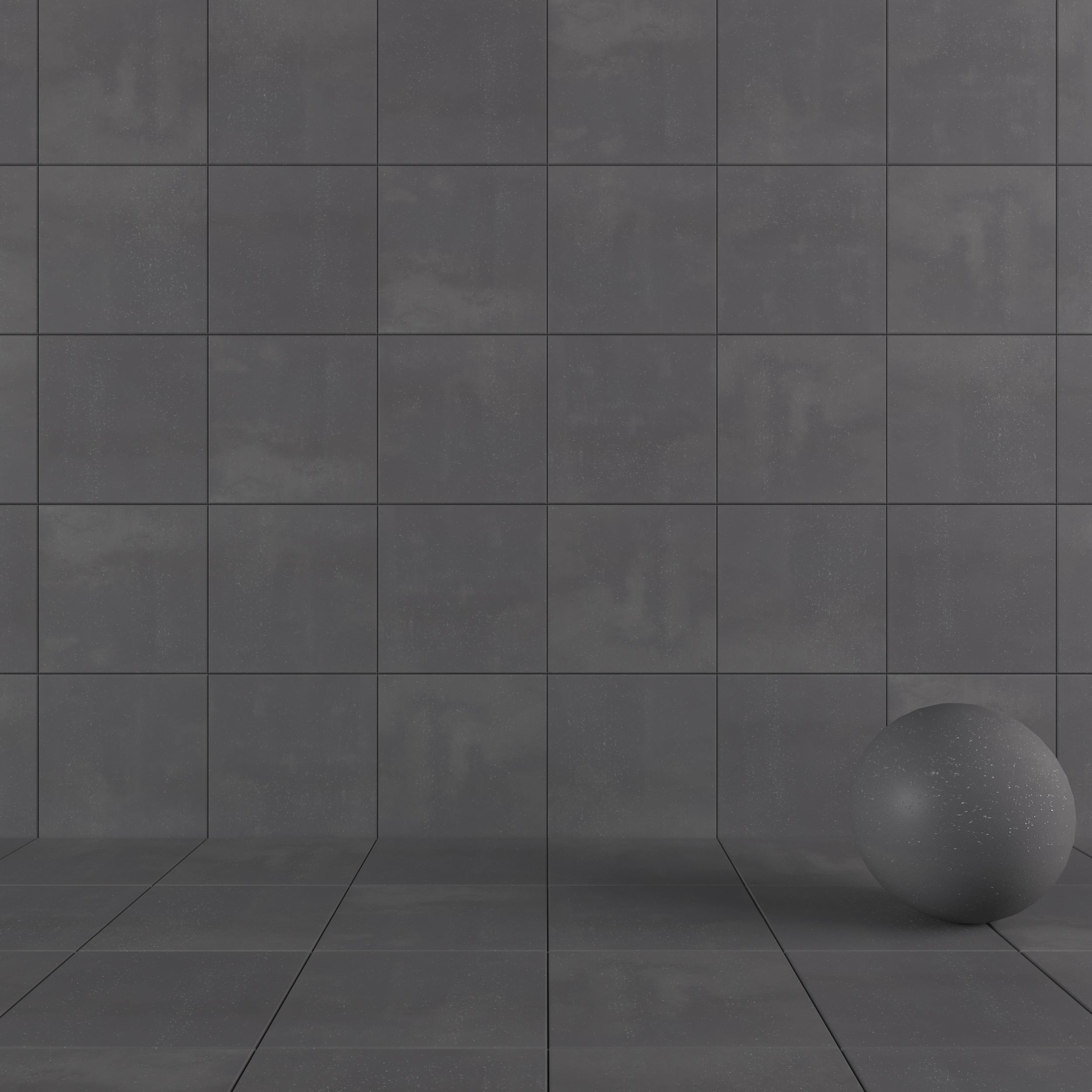 Kale Kalestone Plus Terrazzo Siyah 60x60 Texture_4