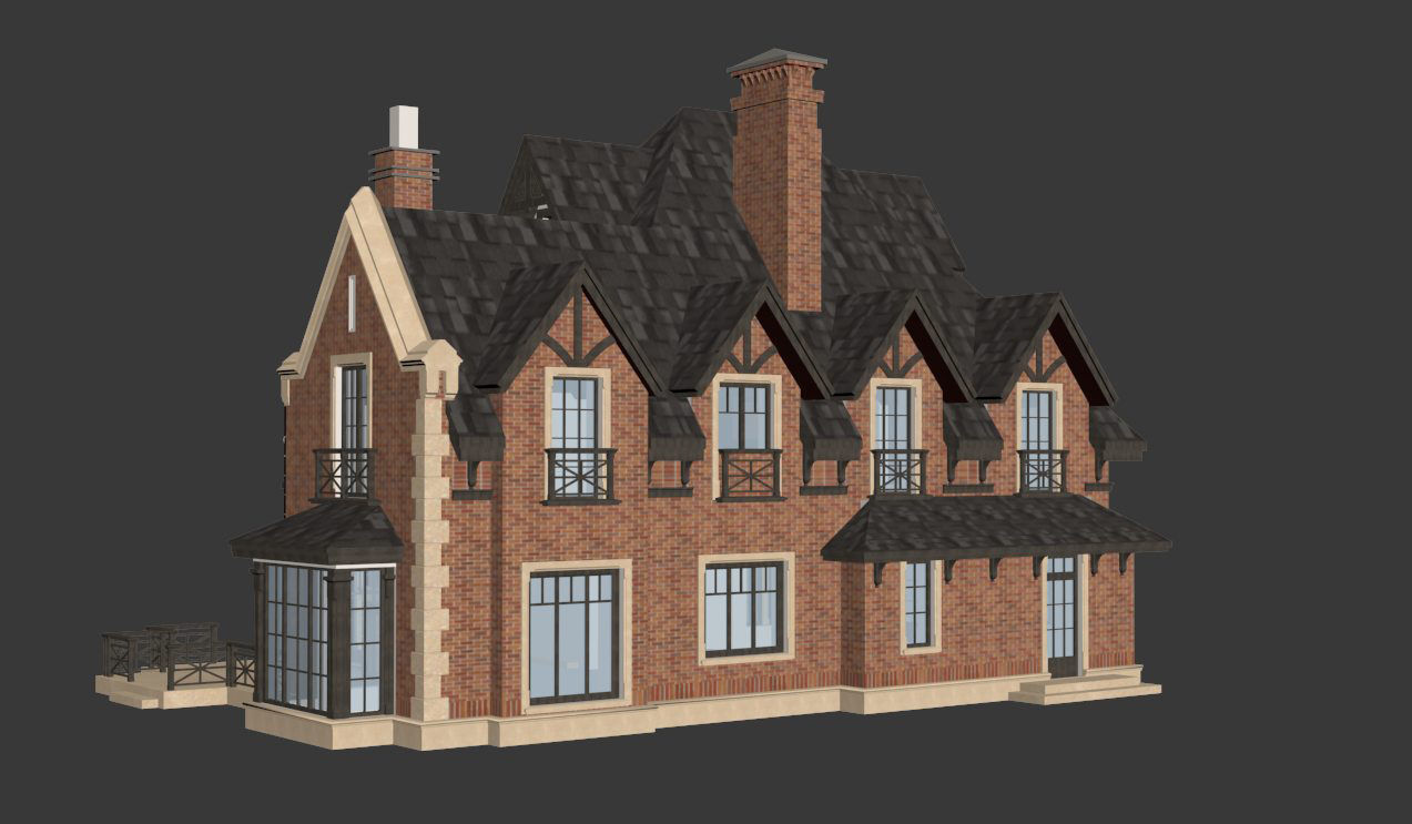 Private house 3D model_7