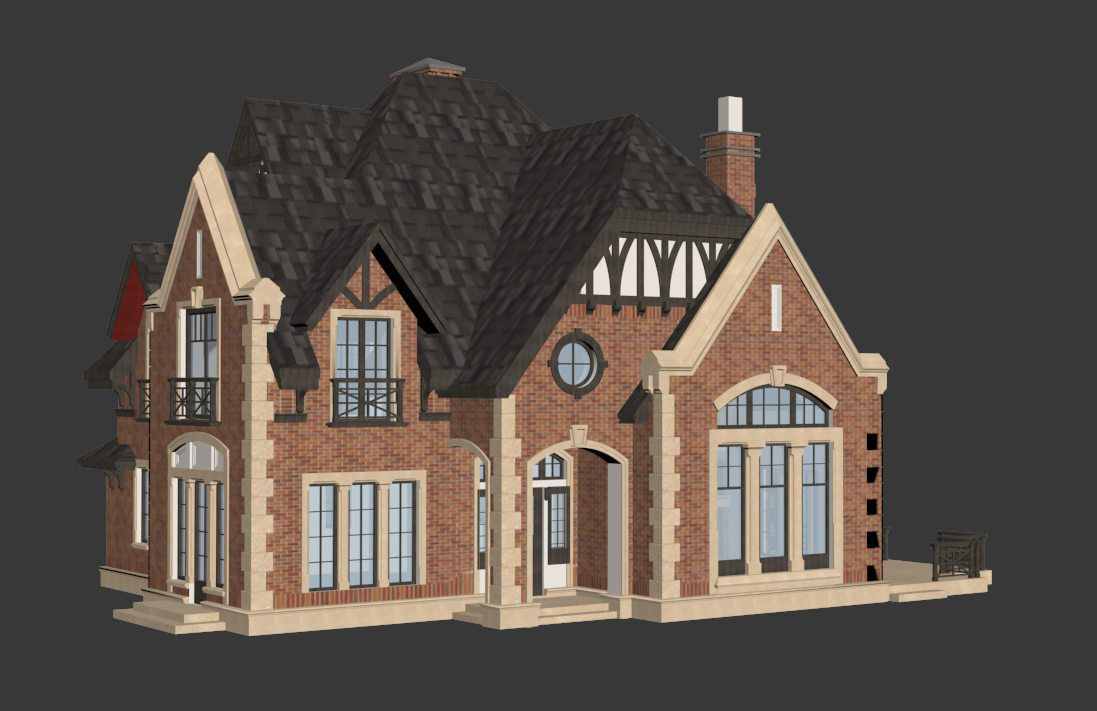 Private house 3D model_5