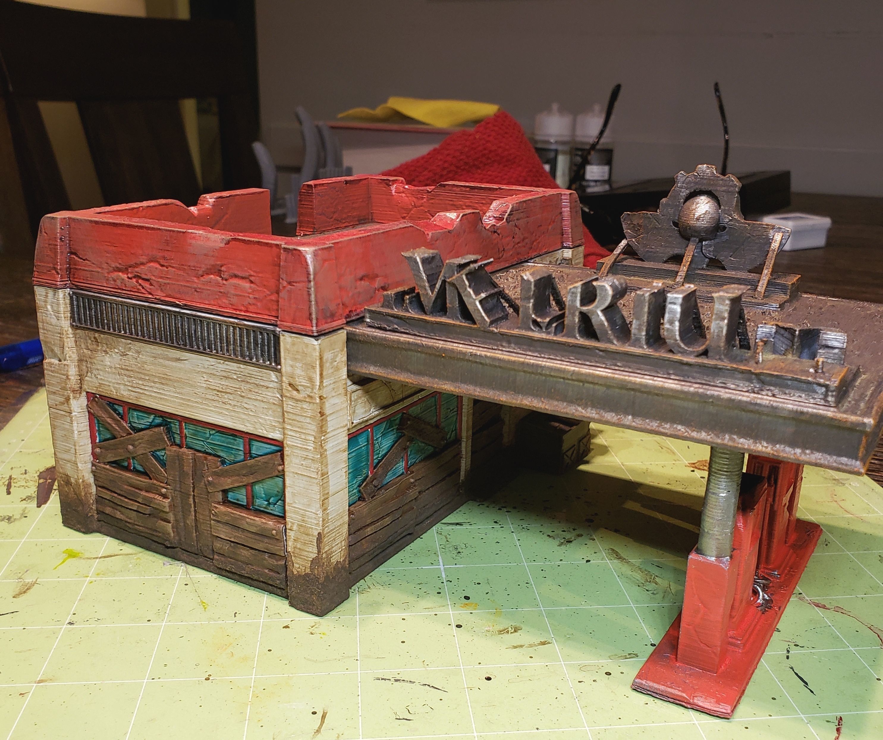 GAS STATION 3D print model_5