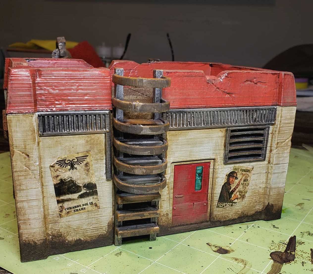 GAS STATION 3D print model_3