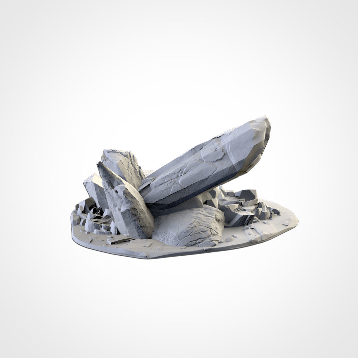 ROCKY TERRAIN 3D print model_4