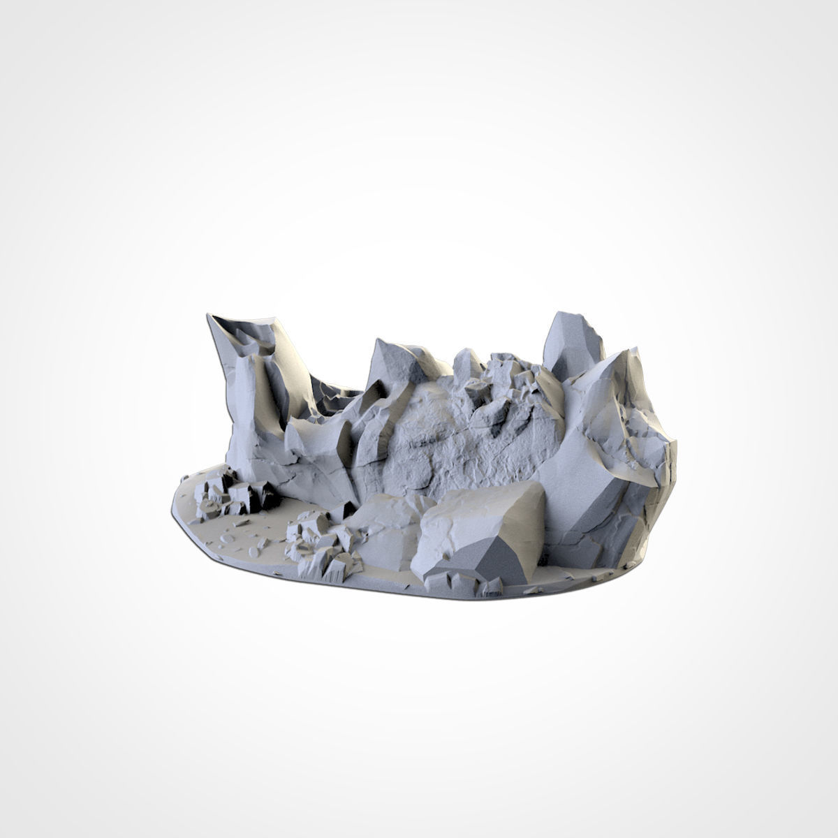 ROCKY TERRAIN 3D print model_5