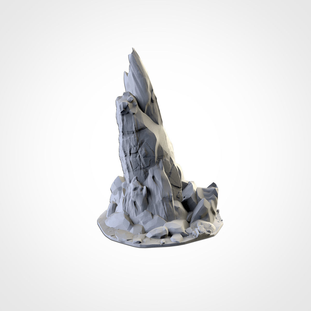 ROCKY TERRAIN 3D print model_3