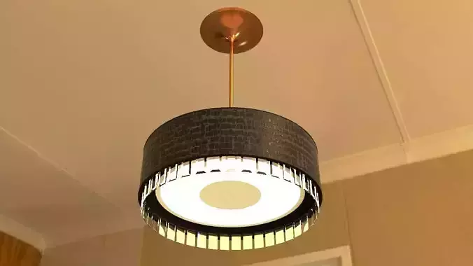 Pendent lamp rounded