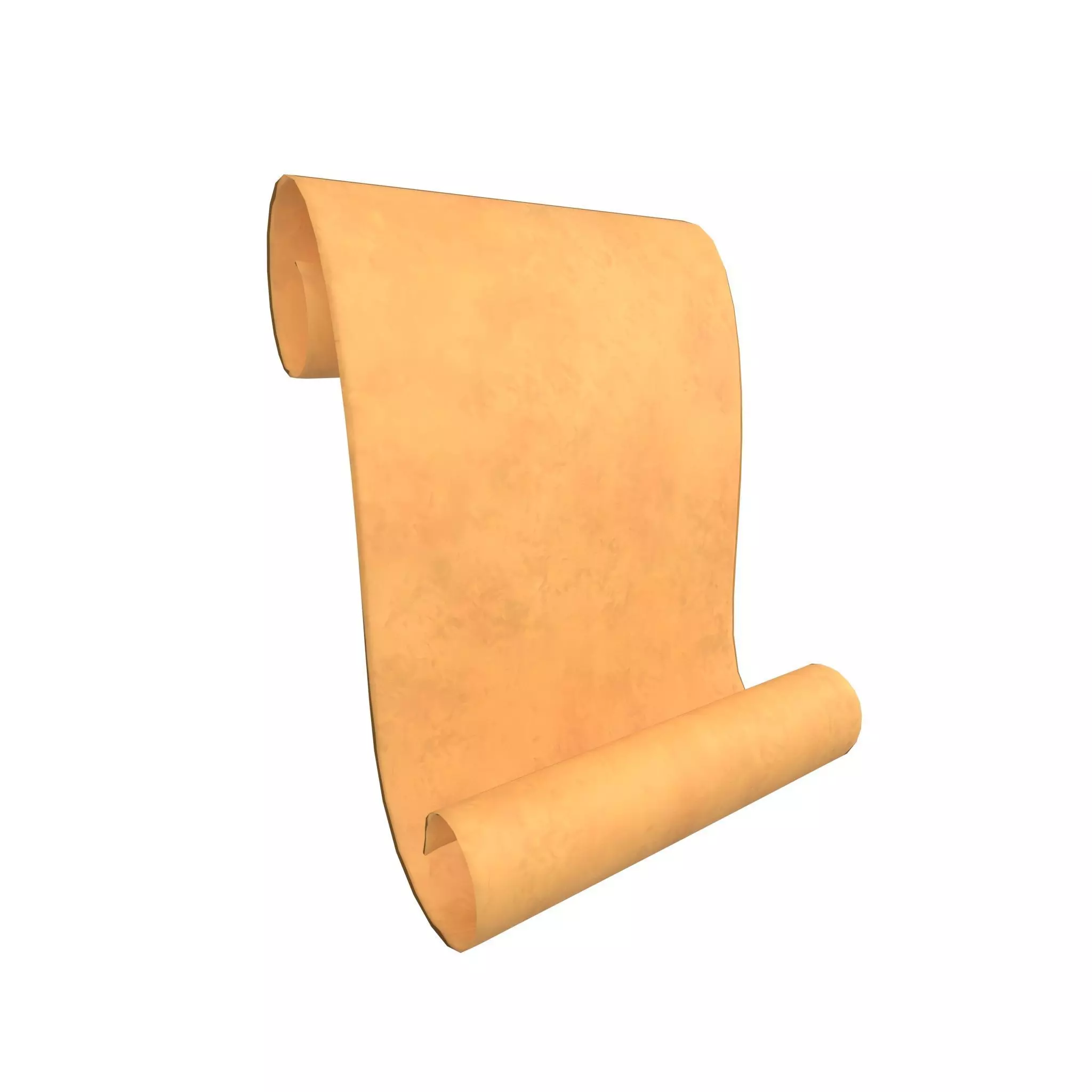Scroll v1 003 Low-poly 3D model_0