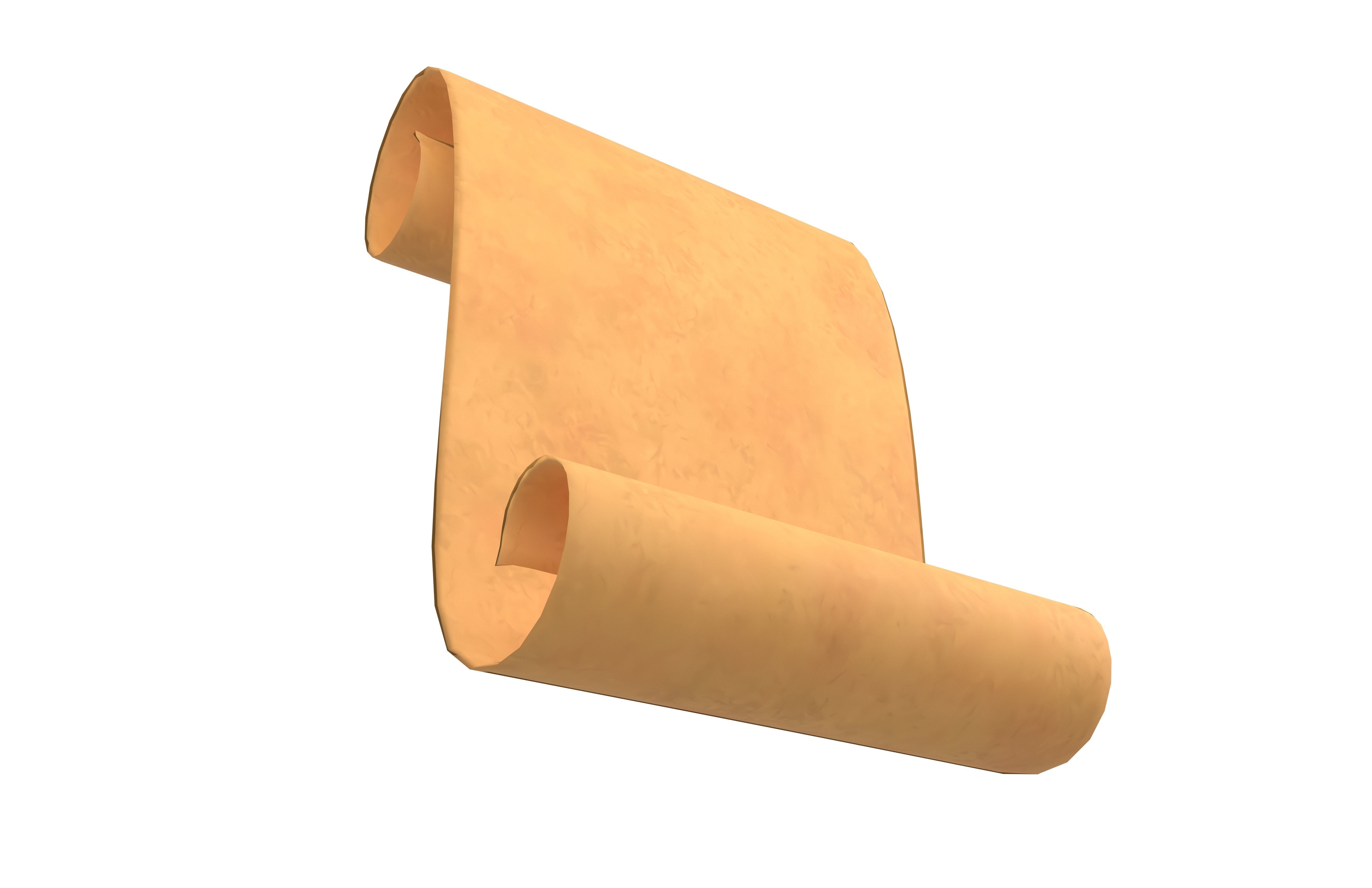 Scroll v1 003 Low-poly 3D model_3