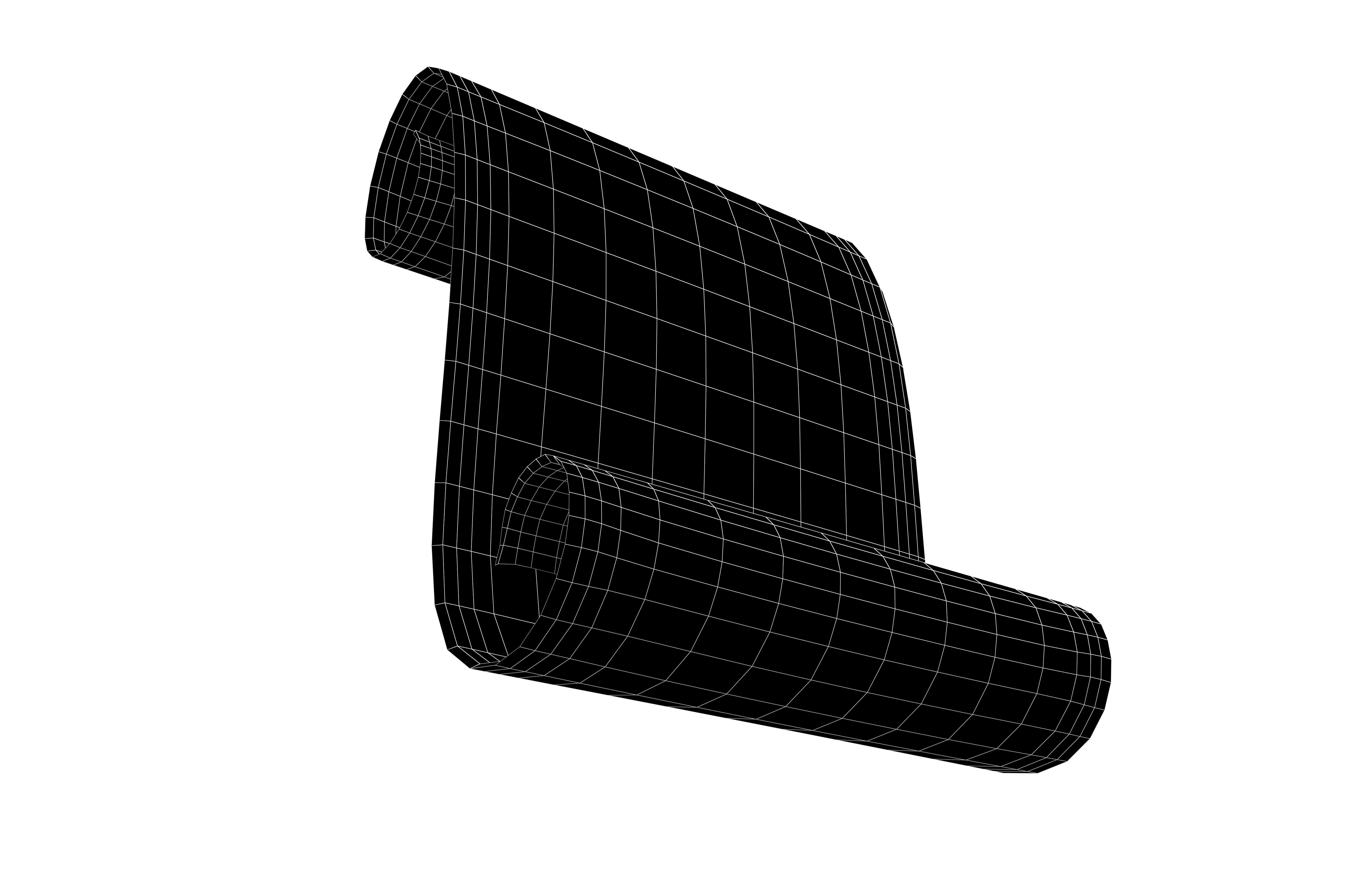 Scroll v1 003 Low-poly 3D model_7