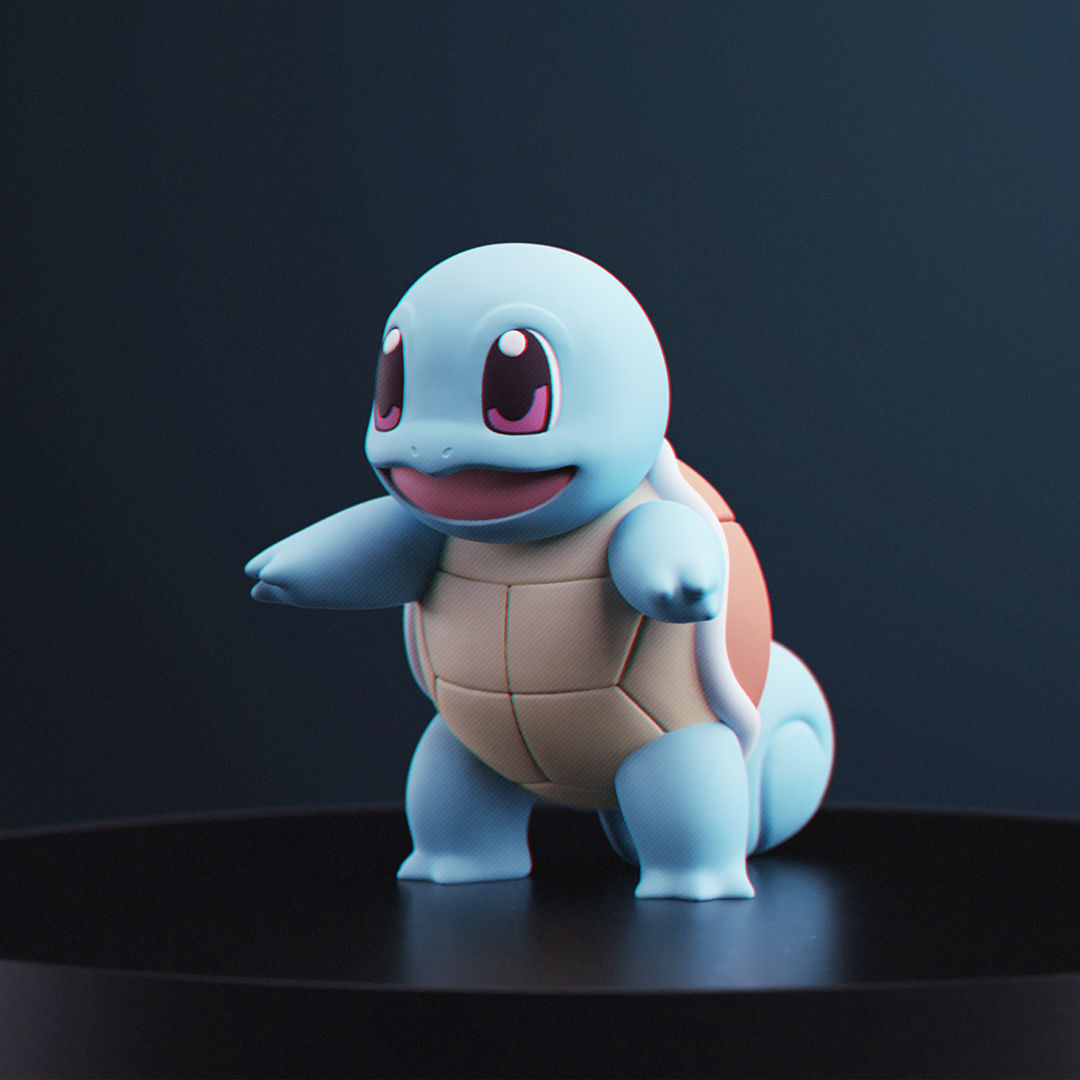 Pokemon - Starter 3D print model_3