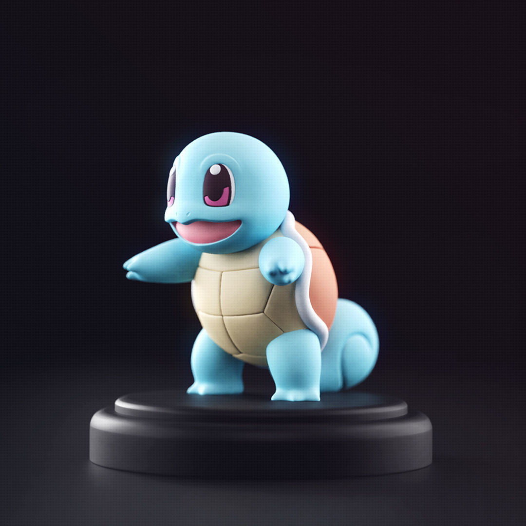 Pokemon - Starter 3D print model_13
