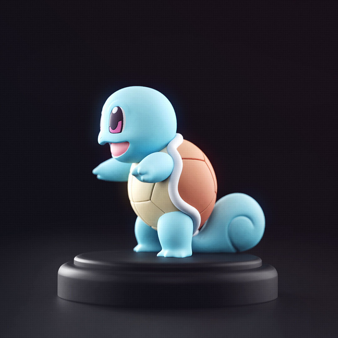 Pokemon - Starter 3D print model_12