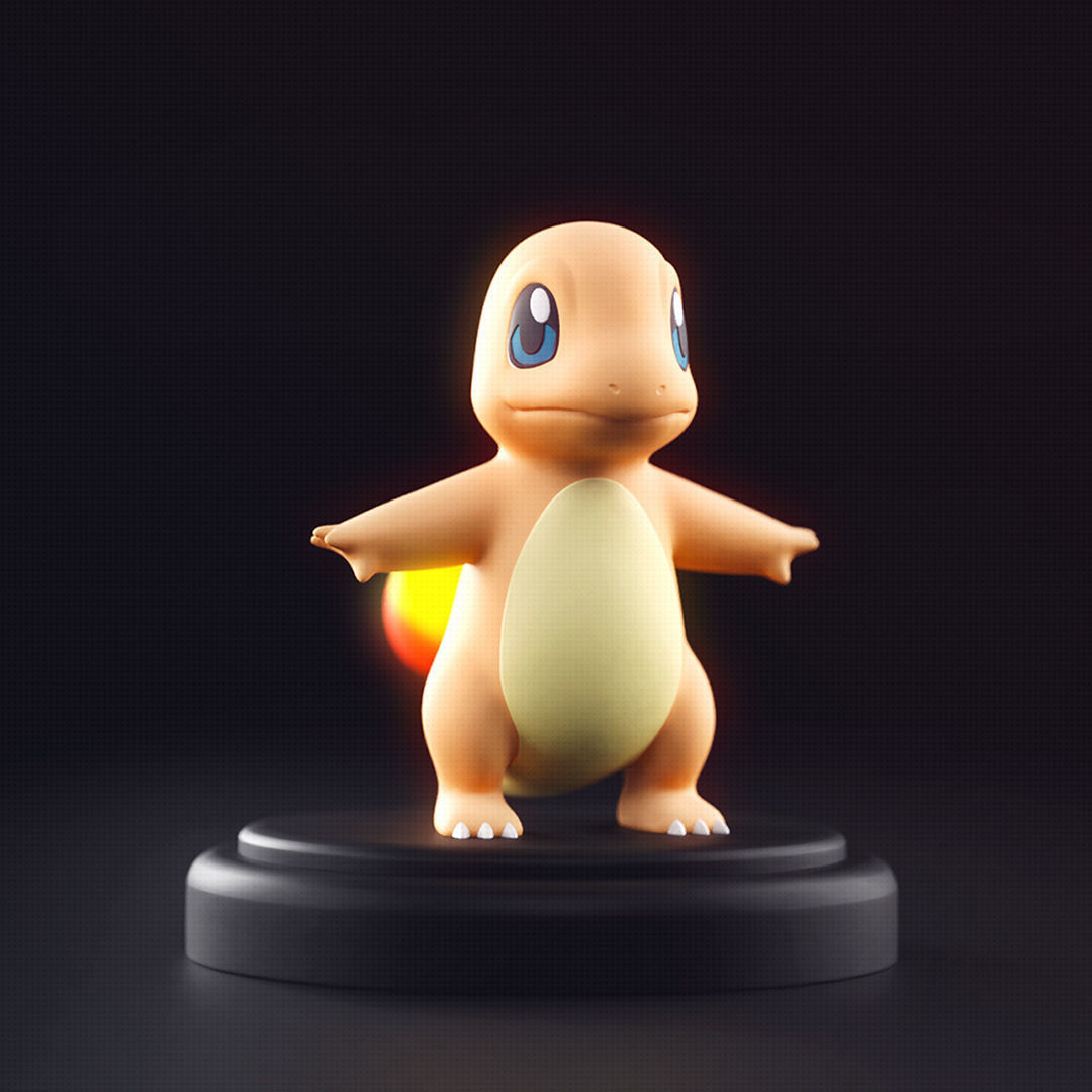 Pokemon - Starter 3D print model_11