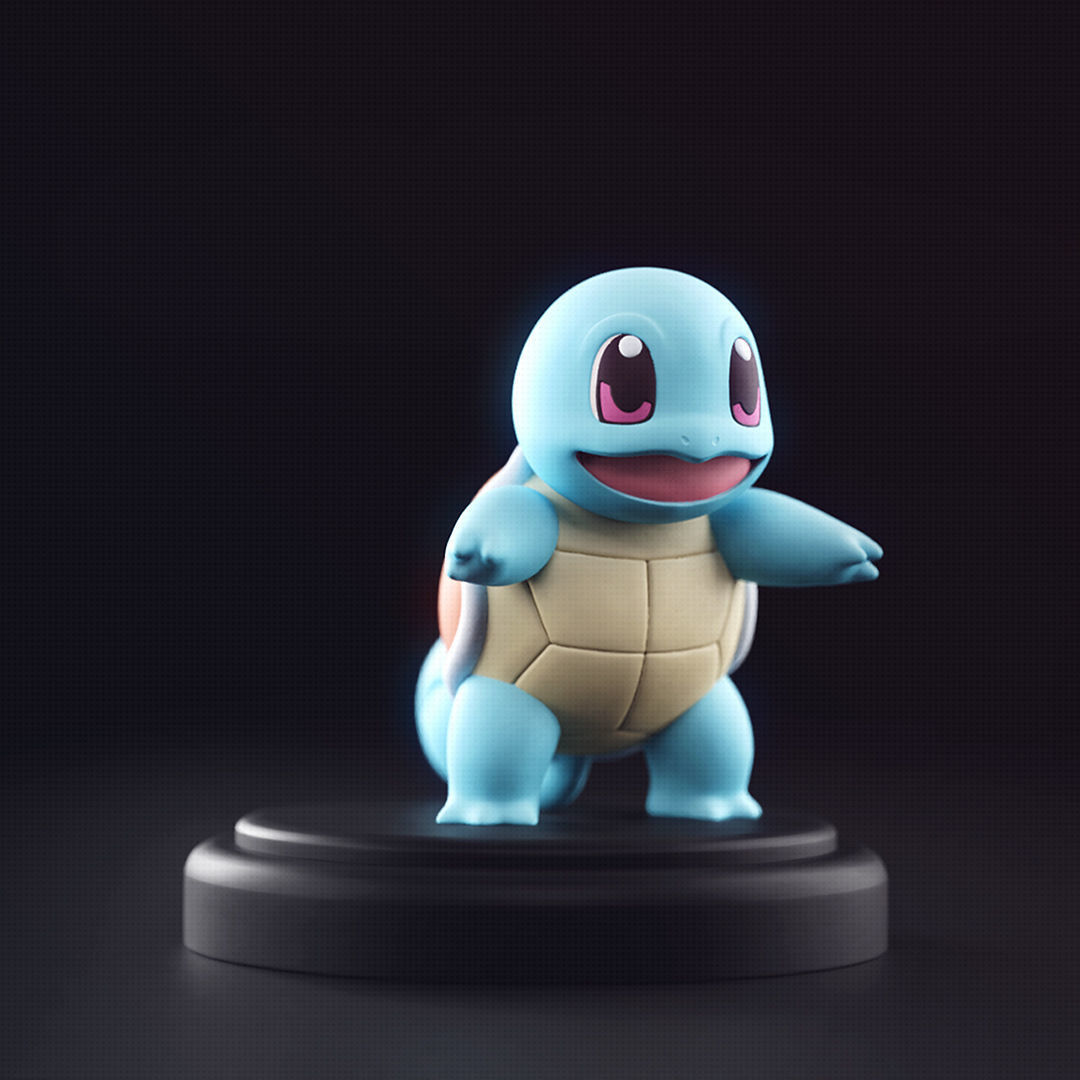 Pokemon - Starter 3D print model_15