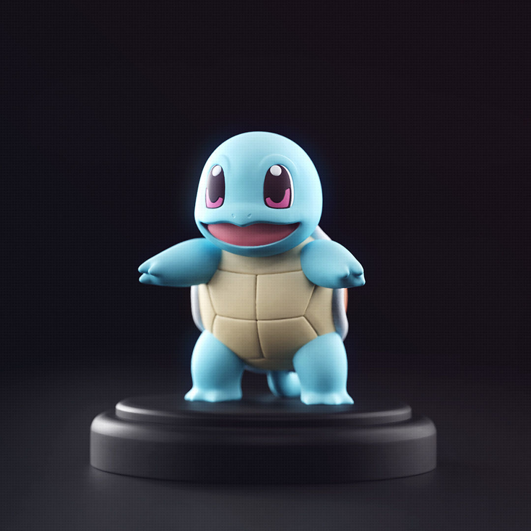 Pokemon - Starter 3D print model_14