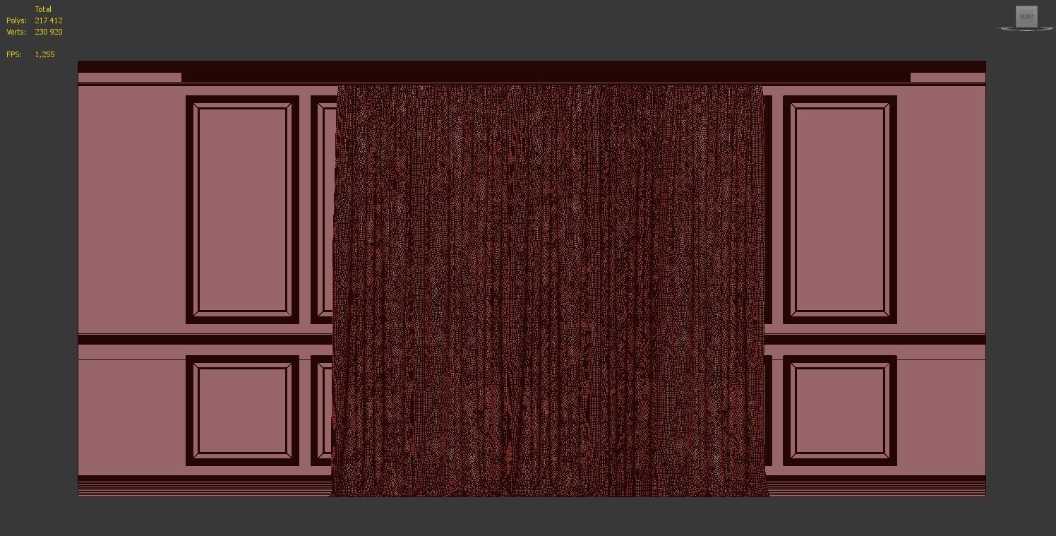 Curtain Set 110 3D model_5