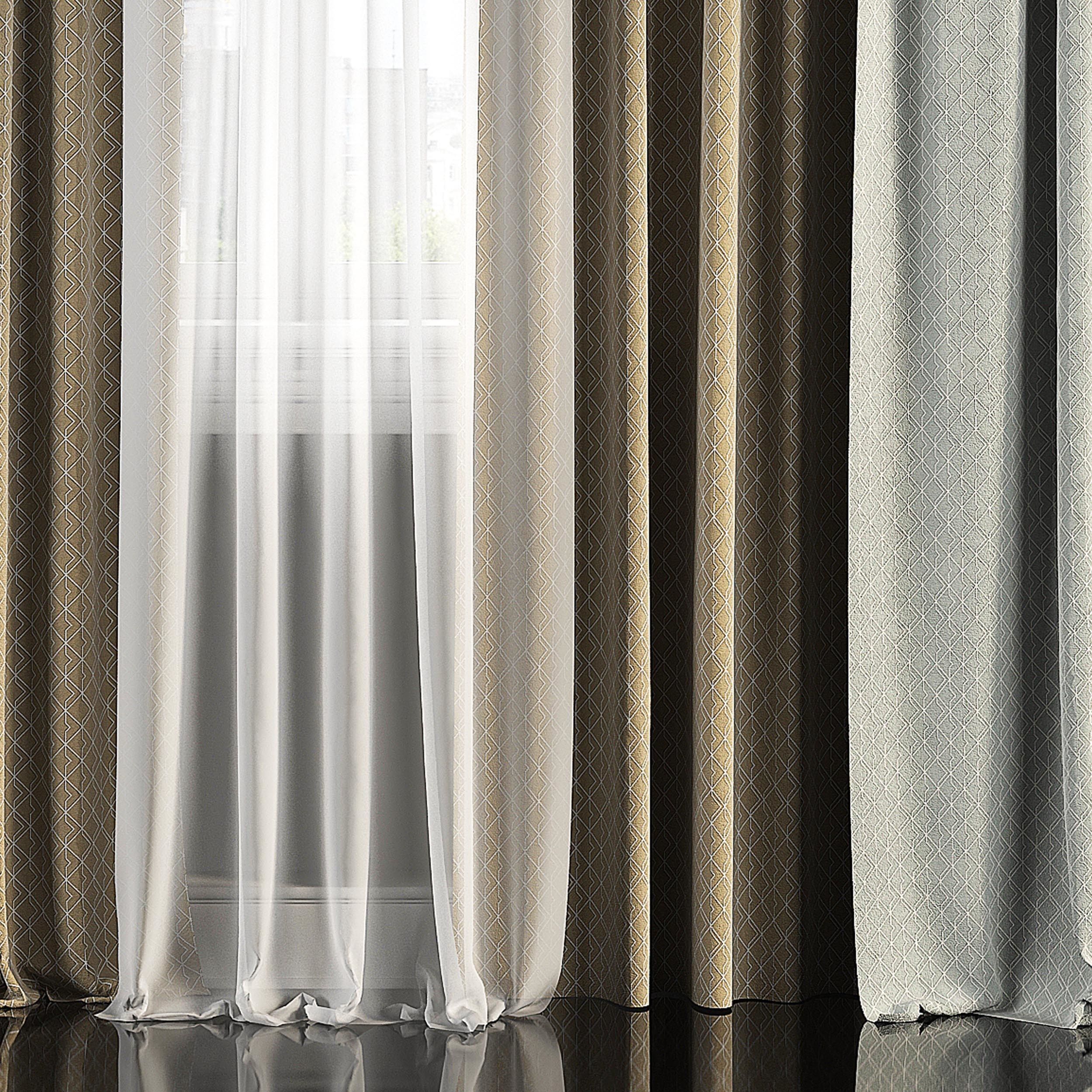 Curtain Set 110 3D model_3