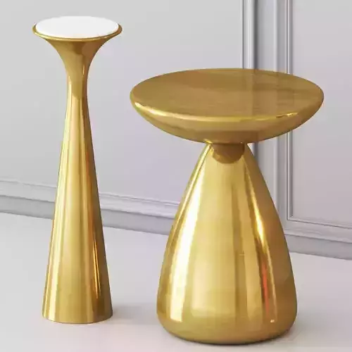 West Elm - Cosmo and Silhouette side tables