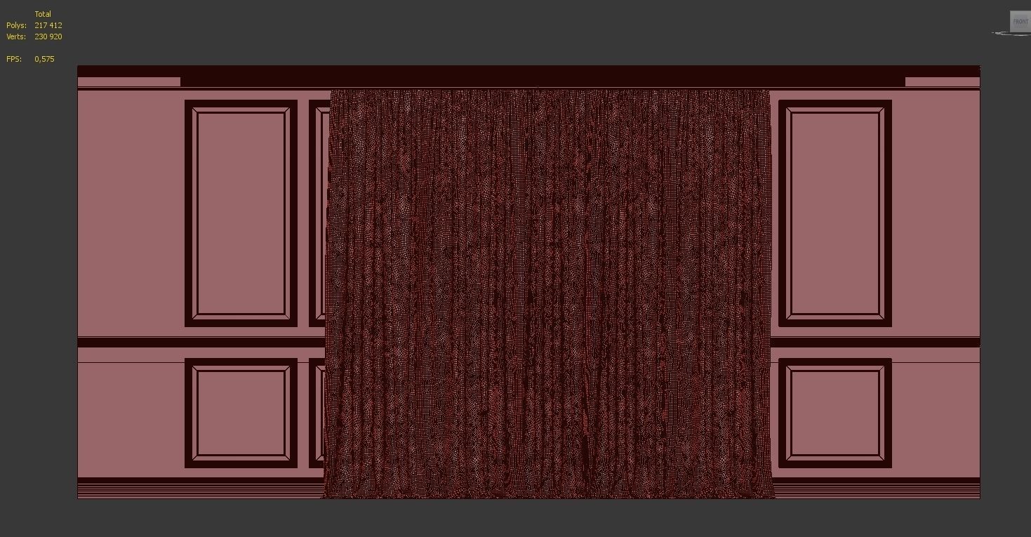 Curtain Set 112 3D model_5