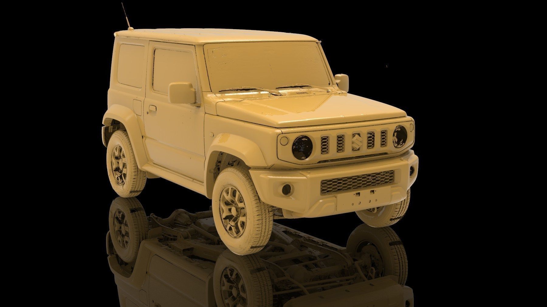 Suzuki JIMNY Native Exterior 3D Scan 2020 3D model_6