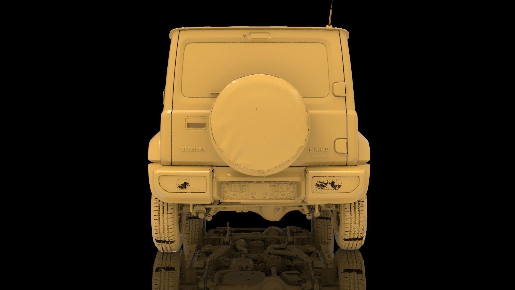 Suzuki JIMNY Native Exterior 3D Scan 2020 3D model_7