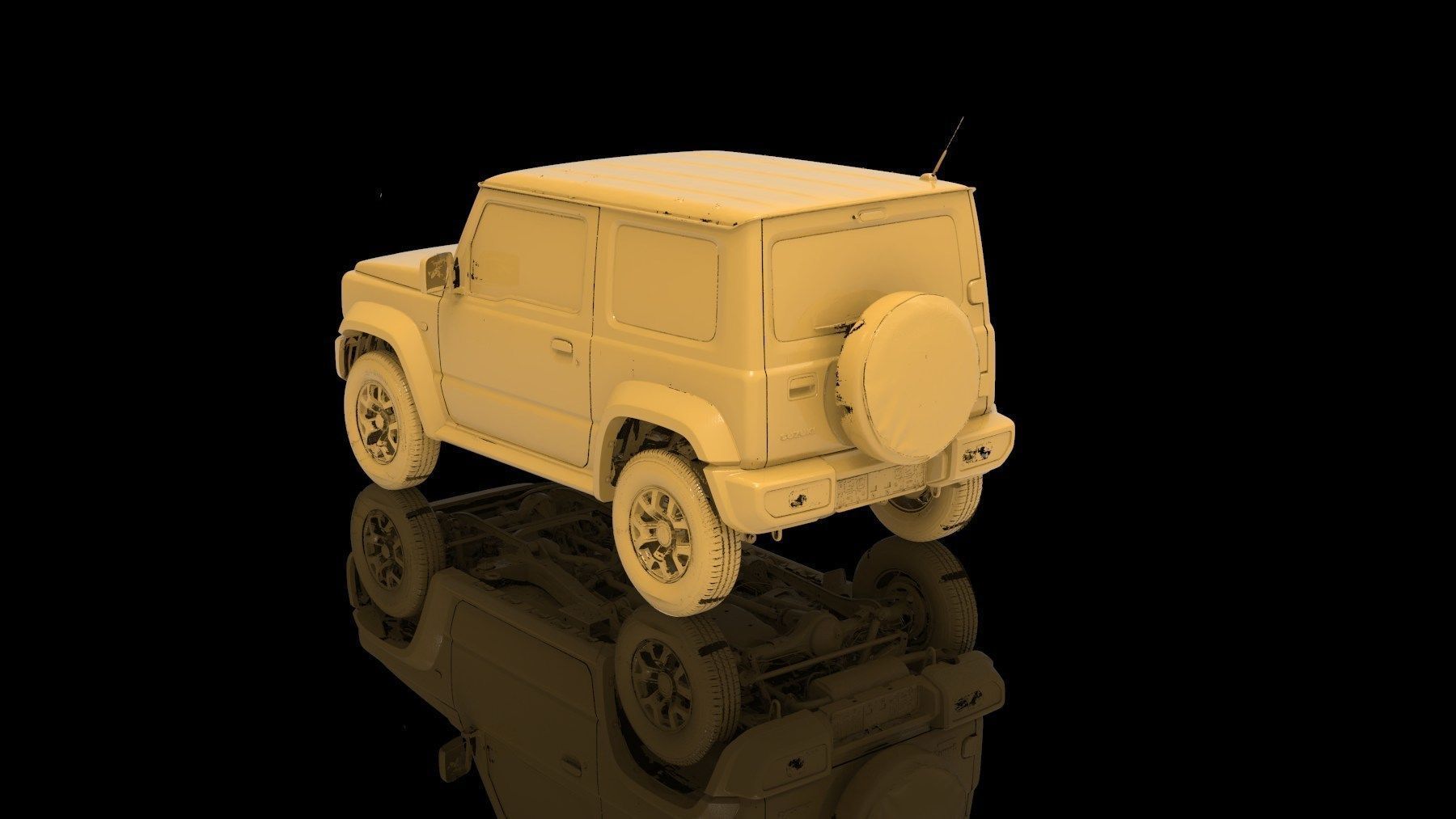 Suzuki JIMNY Native Exterior 3D Scan 2020 3D model_3