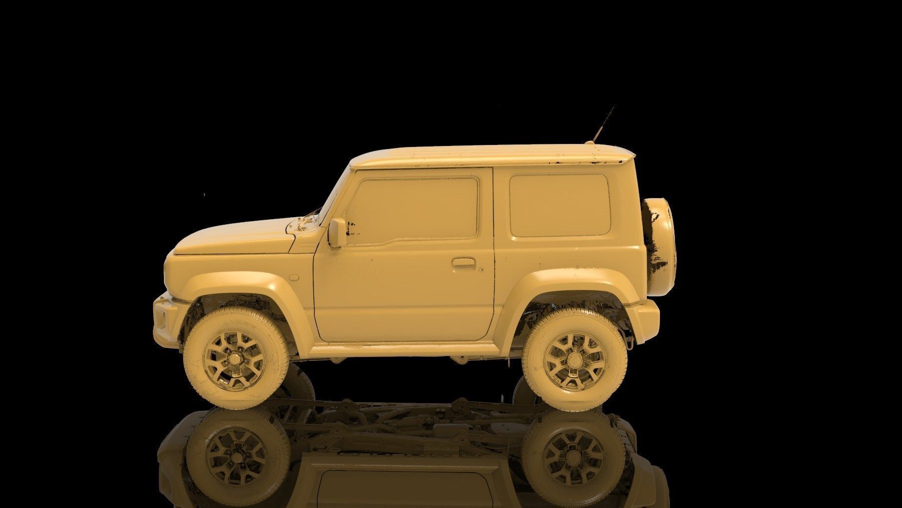 Suzuki JIMNY Native Exterior 3D Scan 2020 3D model_8