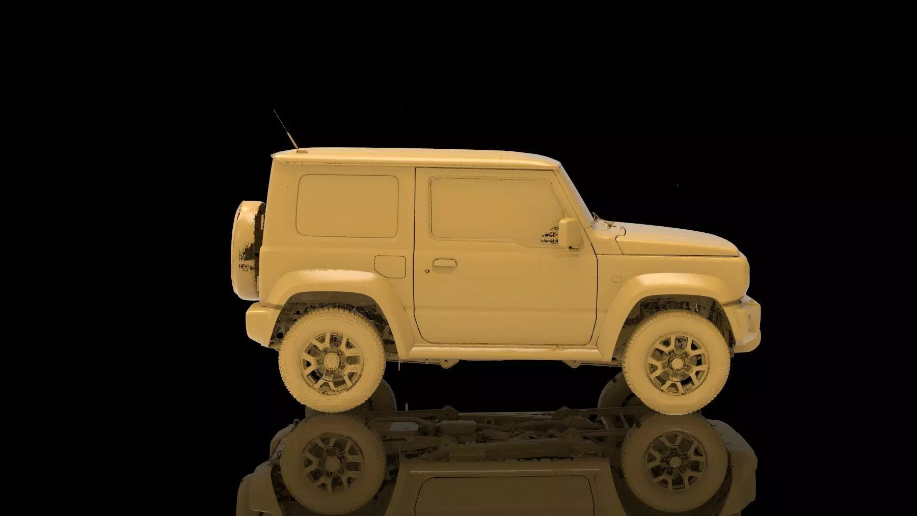 Suzuki JIMNY Native Exterior 3D Scan 2020 3D model_0