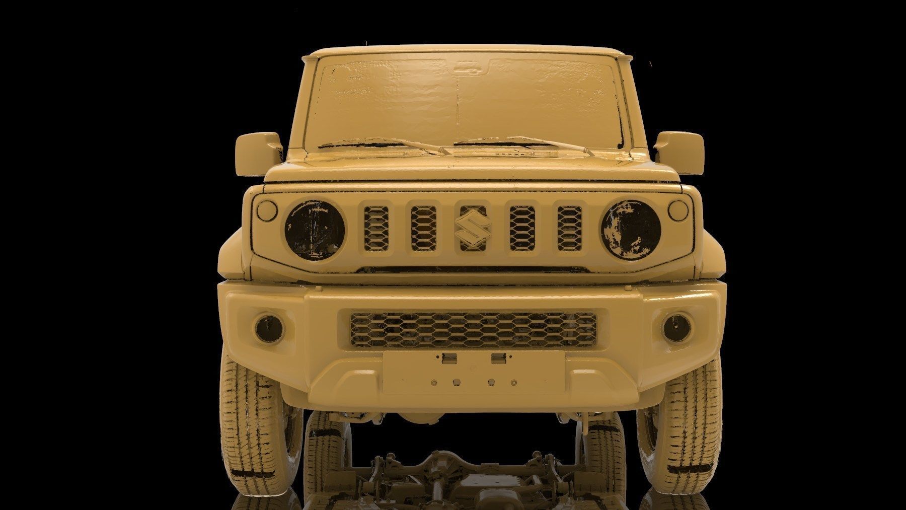 Suzuki JIMNY Native Exterior 3D Scan 2020 3D model_2