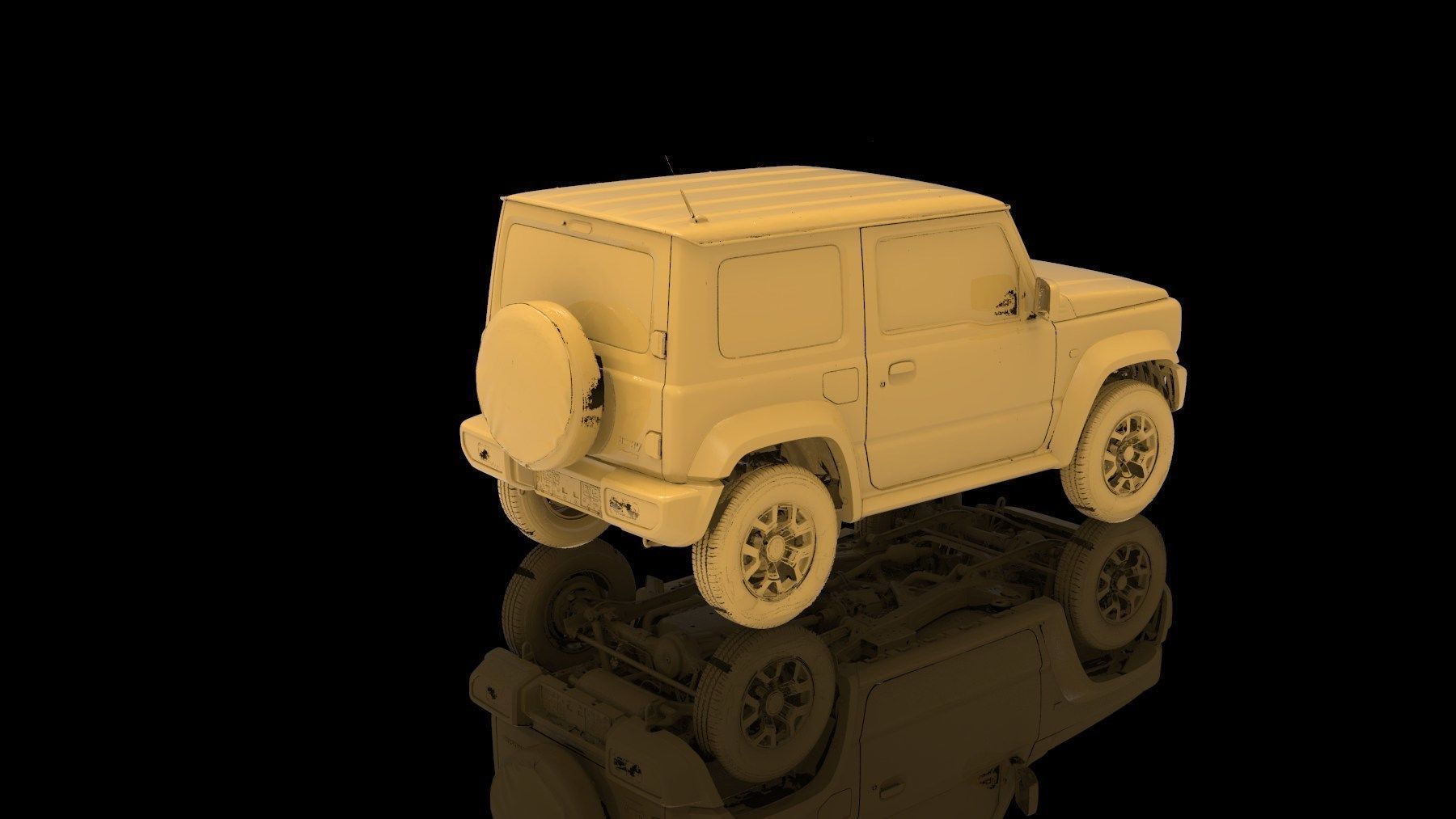 Suzuki JIMNY Native Exterior 3D Scan 2020 3D model_4