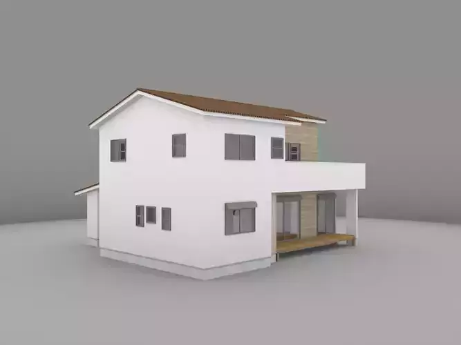 House model for background 32