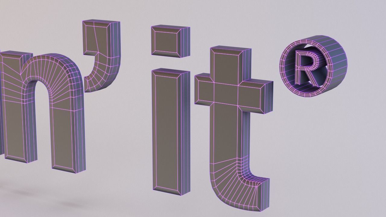 McDonalds logo Low-poly 3D model_2