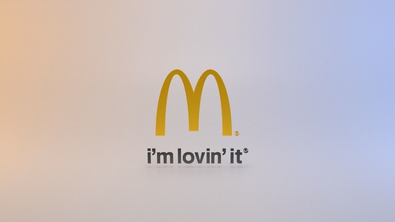 McDonalds logo Low-poly 3D model_8
