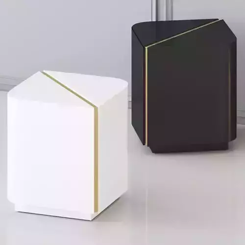 Dimitri Night table by Meridiani 3D model