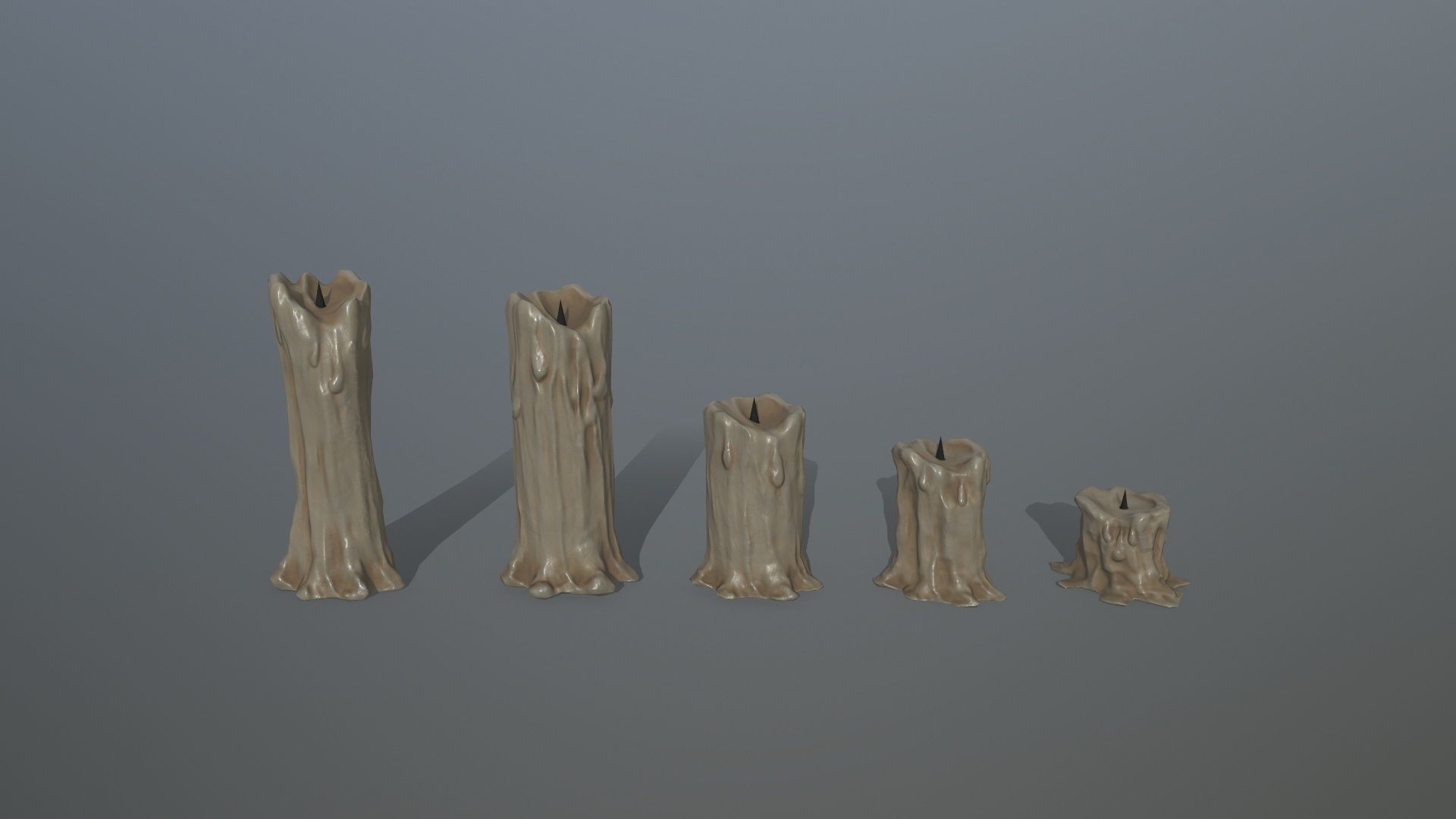 tombstone set two tombstones Low-poly 3D model_24
