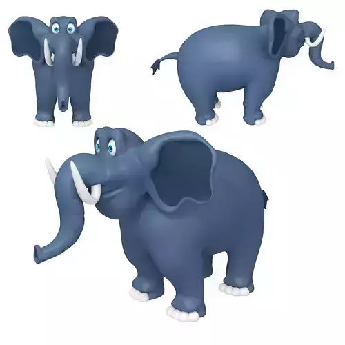 Elephant Cartoon 02
