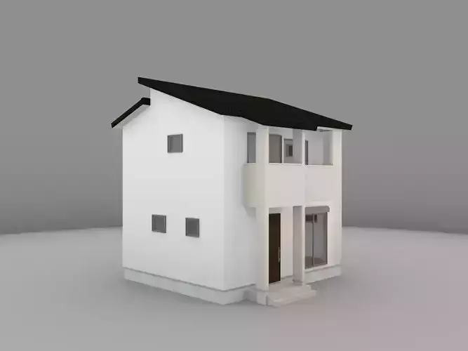 House model for background 34