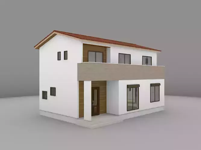 House model for background 36