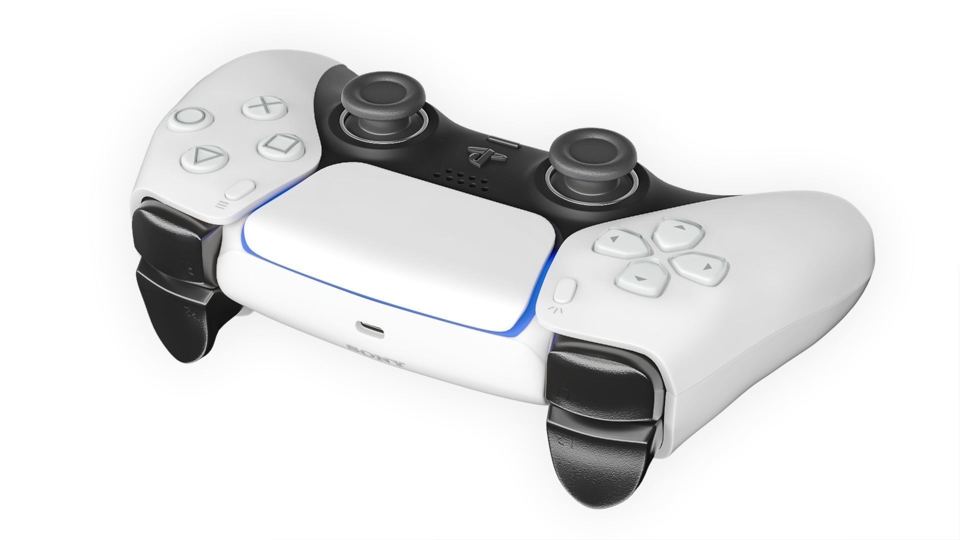 DualSense Controller Playstation 5 3D model Low-poly 3D model_4