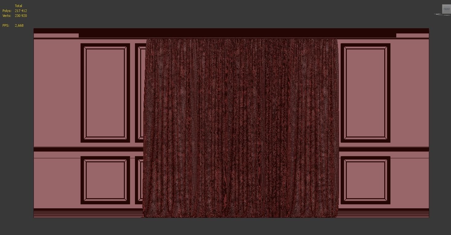 Curtain Set 125 3D model_5