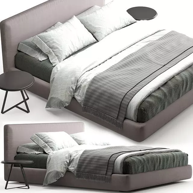 Alberta bed Laguna 3D model