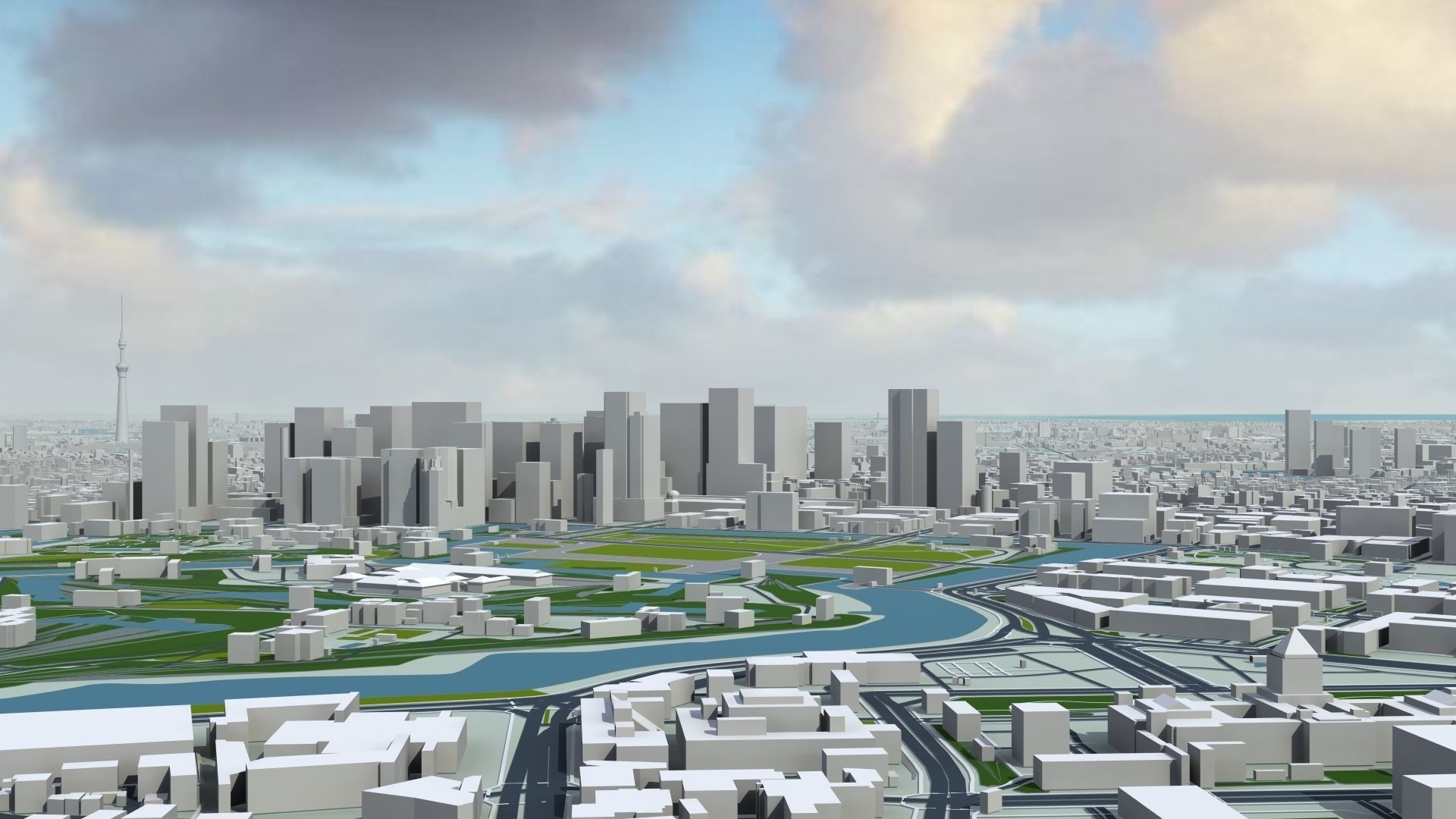 Tokyo Japan 3D model_2