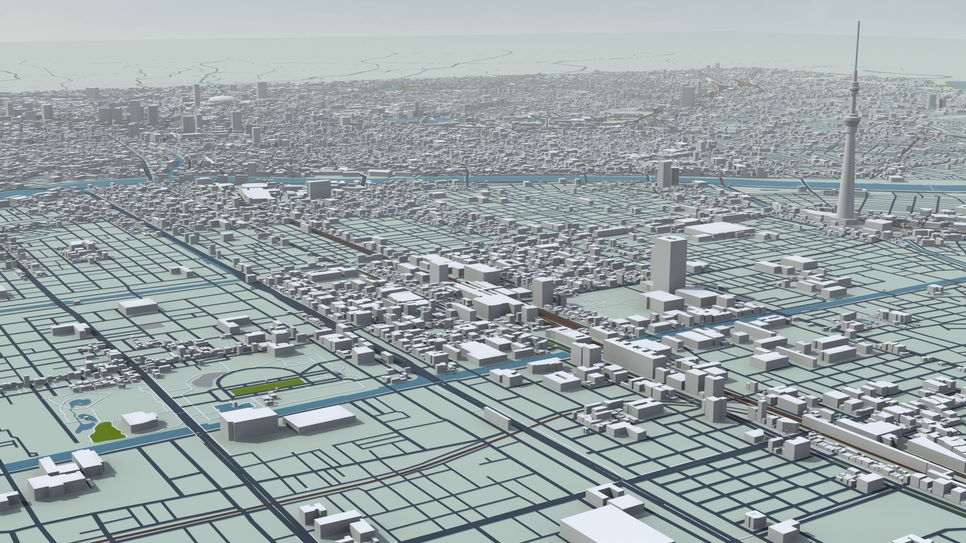 Tokyo Japan 3D model_11