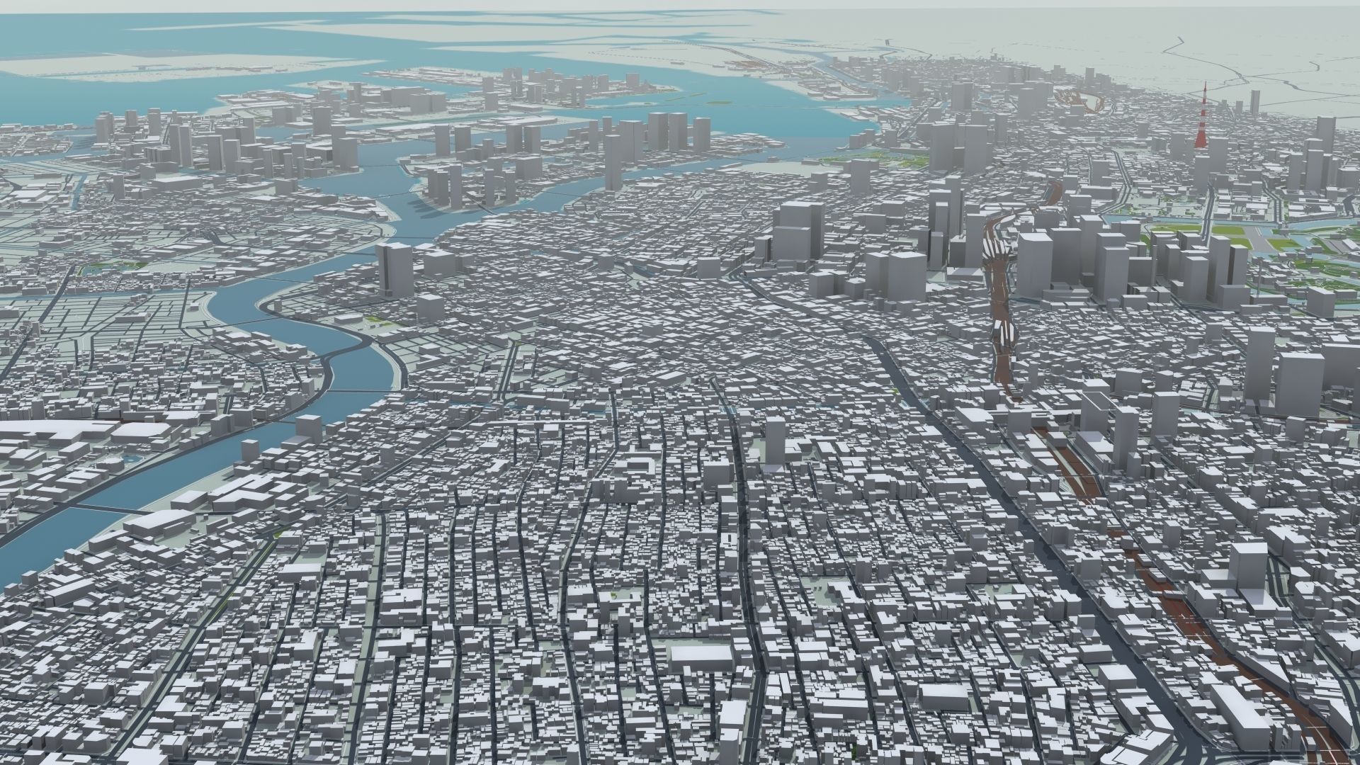 Tokyo Japan 3D model_16
