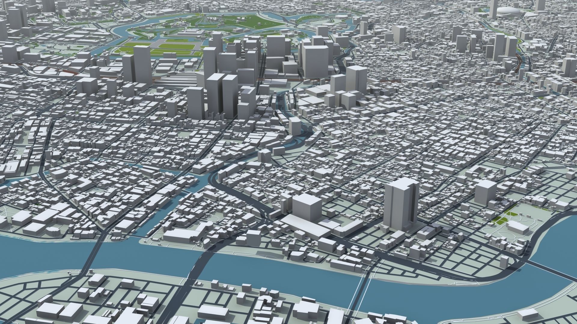 Tokyo Japan 3D model_1
