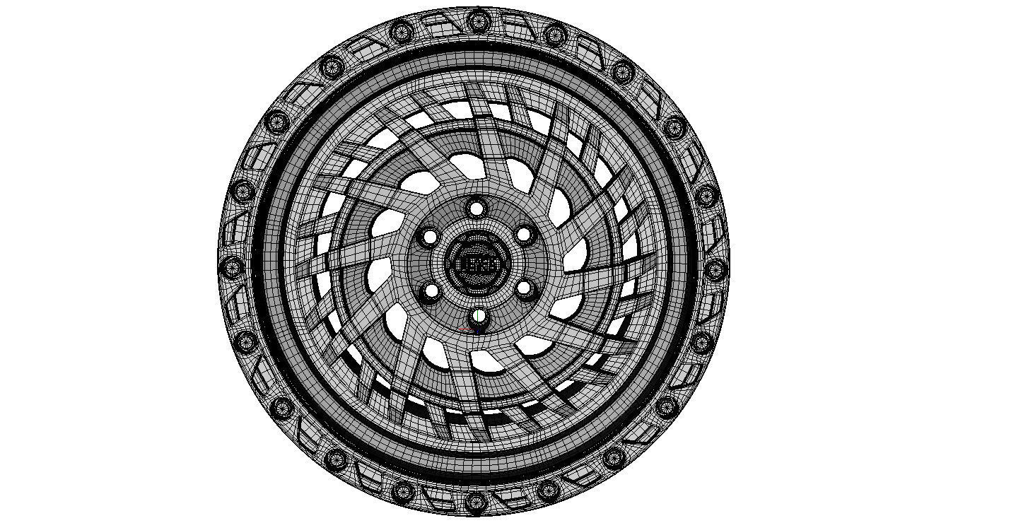 Wheel Off Road Black Rhino Shredder 3D model_16