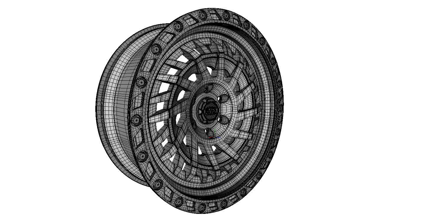Wheel Off Road Black Rhino Shredder 3D model_15