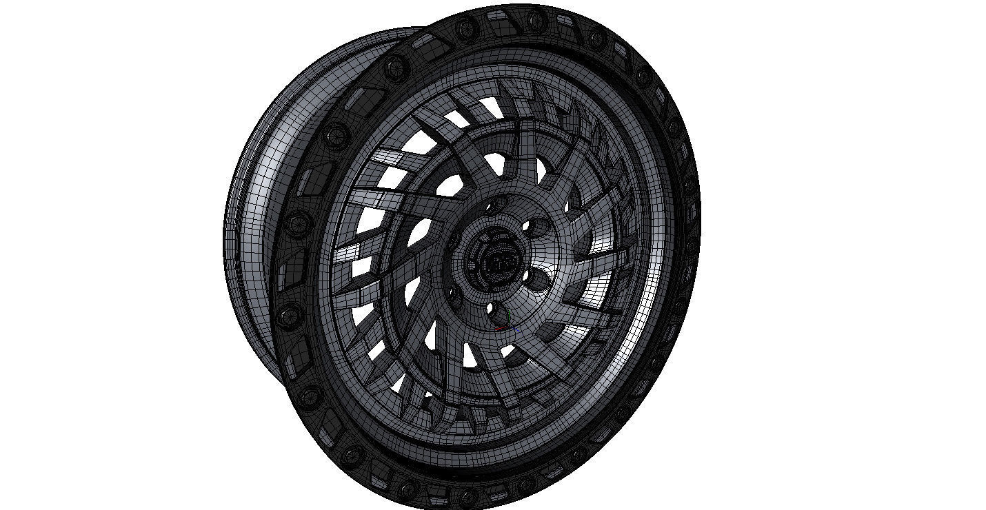 Wheel Off Road Black Rhino Shredder 3D model_5