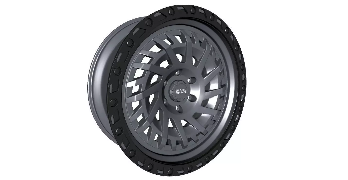 Wheel Off Road Black Rhino Shredder 3D model_0